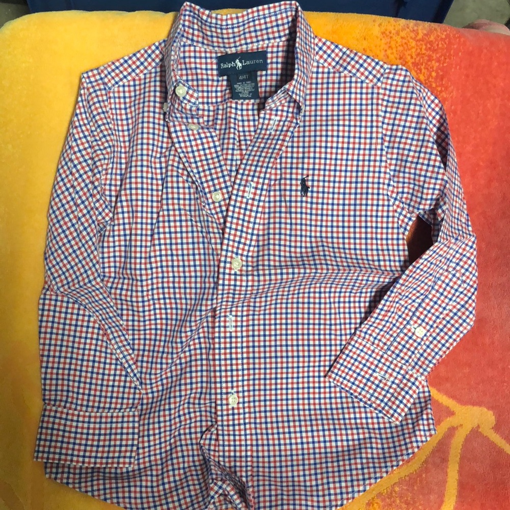 Boys long sleeve polo